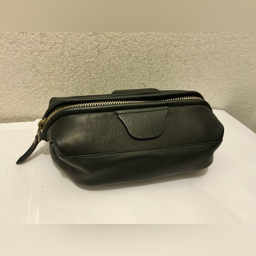 J.W. Hulme Personalized Leather Travel Kit bag